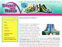 Tablet Screenshot of bounceyourworld.net